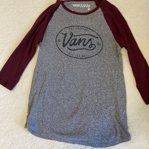 🤍 Women’s Vans 3/4 Sleeve Tee